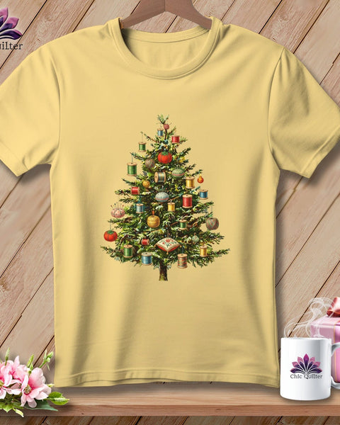 MyDesigns Physical Item S / Banana The Quilter’s Christmas Tree ~ Premium Tee