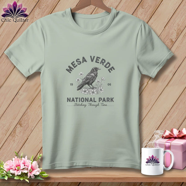 MyDesigns Physical Item S / Bay Mesa Verde National Park, Stitchin In Beauty ~ Relaxed Fit Tee