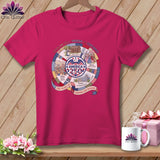 MyDesigns Physical Item S / Berry 250 Years of Quilting History ~ Relaxed Fit Tee