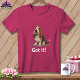 MyDesigns Physical Item S / Berry Basset Hound Helper ~ Premium Tee