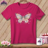 MyDesigns Physical Item S / Berry Butterfly Whispers ~ Relaxed Fit Tee