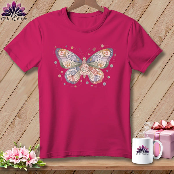MyDesigns Physical Item S / Berry Butterfly Whispers ~ Relaxed Fit Tee