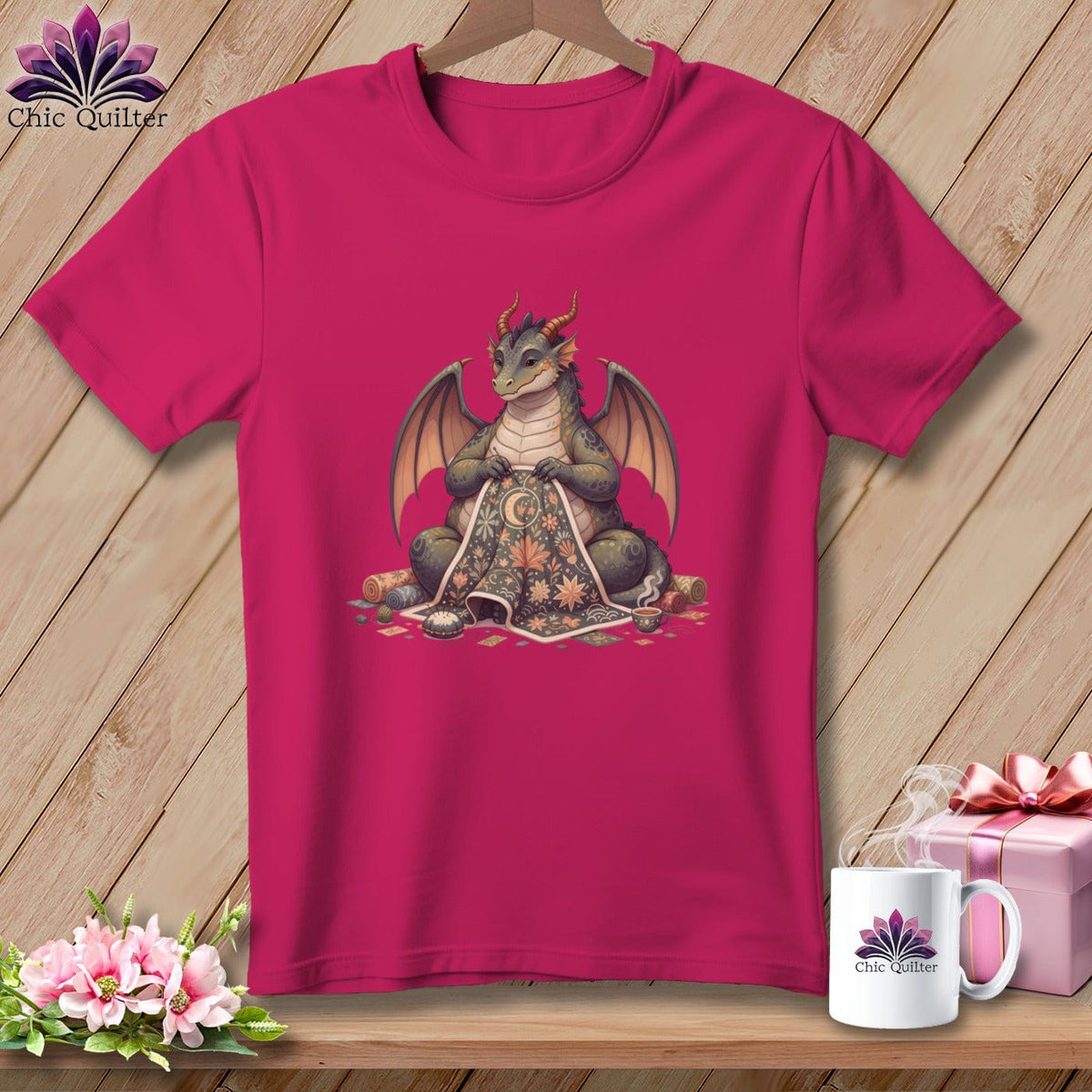 MyDesigns Physical Item S / Berry Draggin' My Quiltin' ~ Relaxed Fit Tee