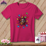 MyDesigns Physical Item S / Berry Exploding Patches ~ Relaxed Fit Tee