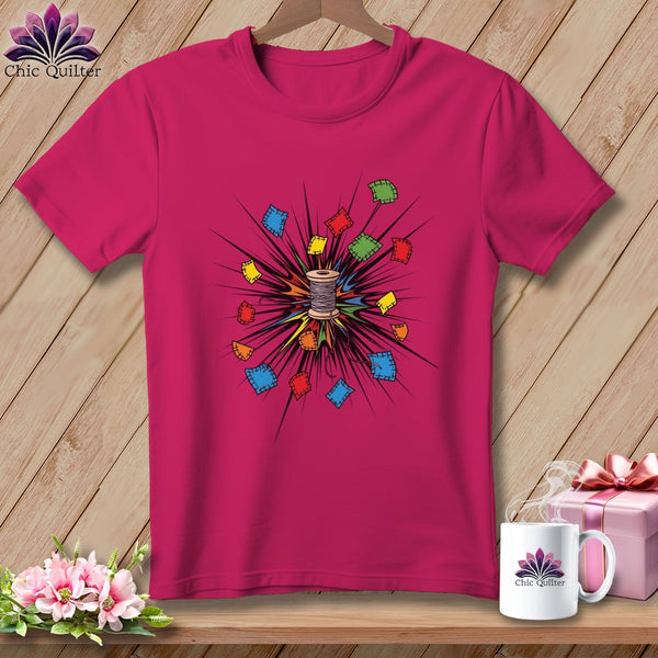 MyDesigns Physical Item S / Berry Exploding Patches ~ Relaxed Fit Tee