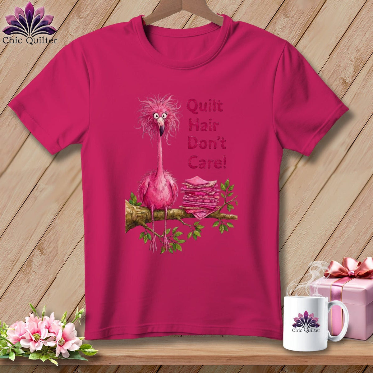 MyDesigns Physical Item S / Berry Flamingle Fawcett ~ Relaxed Fit Tee
