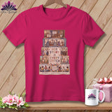 MyDesigns Physical Item S / Berry Her Story In Every Stitch ~ 250 Years of American Women Creating ~ Relaxed Fit Tee