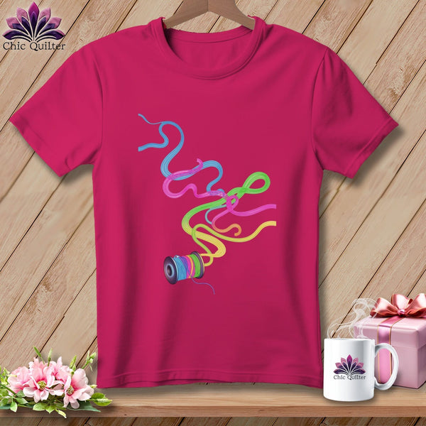 MyDesigns Physical Item S / Berry I'm Totally Unravelled ~ Relaxed Fit Tee