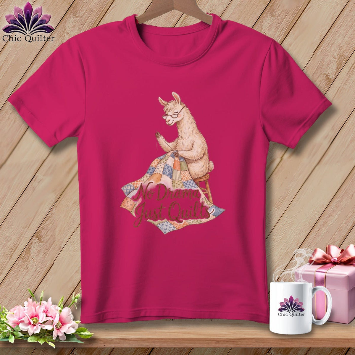 MyDesigns Physical Item S / Berry No Drama Llama ~ Relaxed Fit Tee