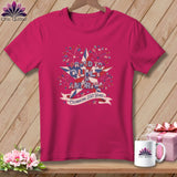 MyDesigns Physical Item S / Berry Proud To Quilt In America Tee ~ Celebrating 250 Years ~ Relaxed Fit Tee