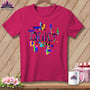 MyDesigns Physical Item S / Berry Quilt Glitch ~ Relaxed Fit Tee