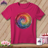 MyDesigns Physical Item S / Berry Rainbow Scraps ~ Relaxed Fit Tee