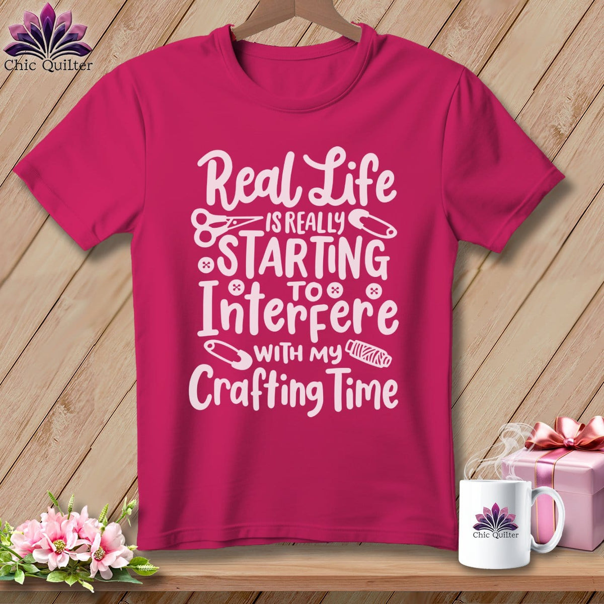 MyDesigns Physical Item S / Berry Real Life is Really Starting to Interfere with my Crafting Time ~ Relaxed Fit Tee