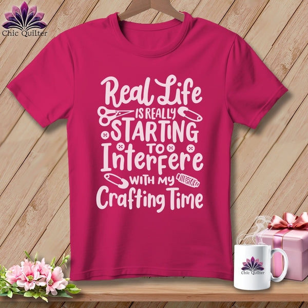 MyDesigns Physical Item S / Berry Real Life is Really Starting to Interfere with my Crafting Time ~ Relaxed Fit Tee