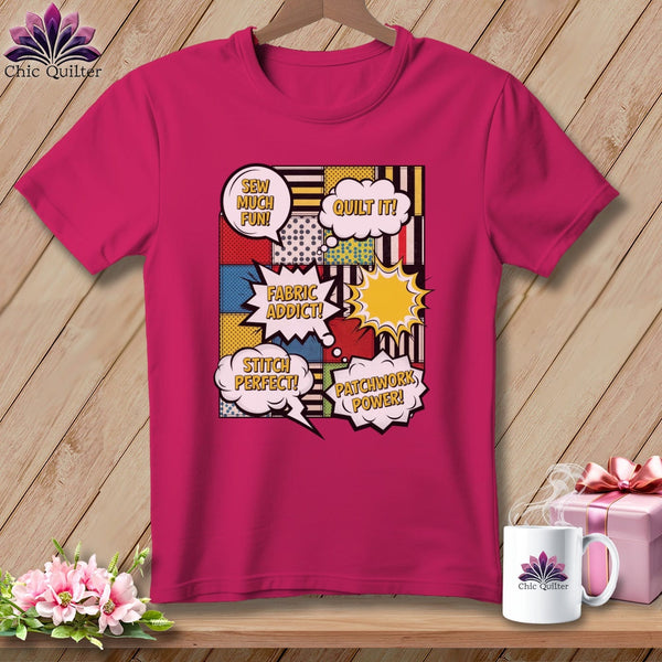 MyDesigns Physical Item S / Berry Sew Much Fun ~ Relaxed Fit Tee