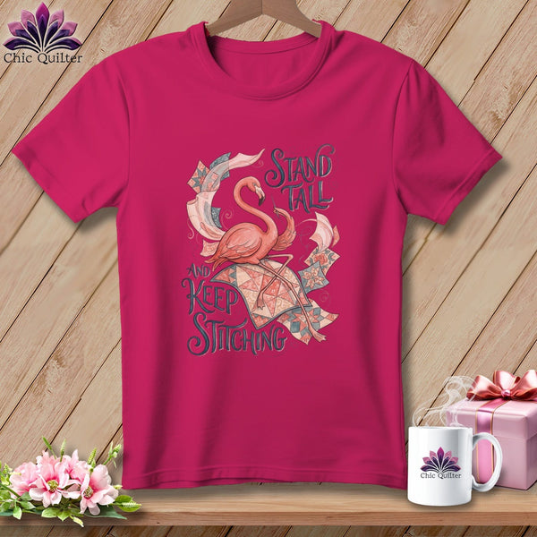 MyDesigns Physical Item S / Berry Stand Tall And Quilt ~ Relaxed Fit Tee