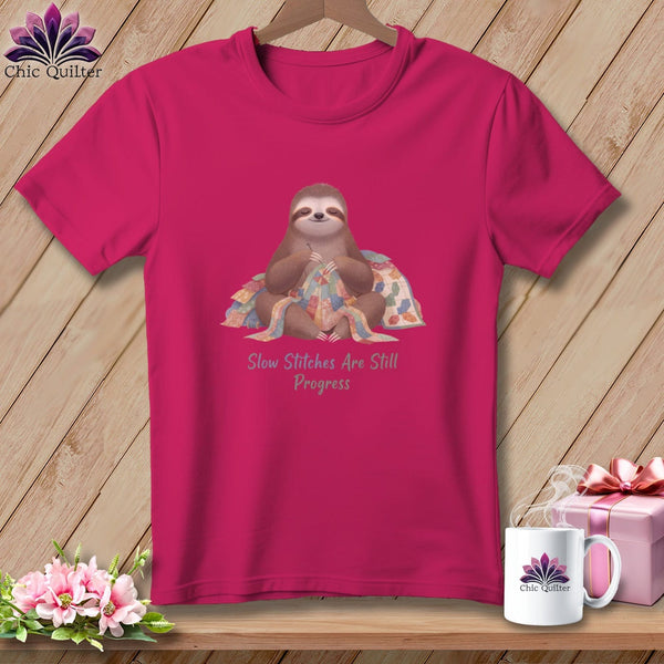 MyDesigns Physical Item S / Berry Stitch Sloth Vibes ~ Relaxed Fit Tee