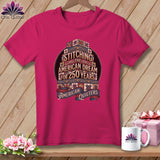 MyDesigns Physical Item S / Berry Stitching the American Dream for 250 Years American Quilters ~ Relaxed Fit Tee