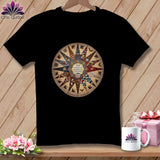 MyDesigns Physical Item S / Black 250 Years of American Quilting United By Thread Commemorative ~ Relaxed Fit Tee