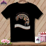 MyDesigns Physical Item S / Black 250 Years of Shared Stitches From Generation to Generation Quilting ~ Relaxed Fit Tee