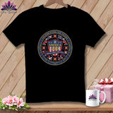 MyDesigns Physical Item S / Black America's Favorite Fabric Artist ~ Celebrating 250 Years Quilter ~ Relaxed Fit Tee