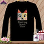 MyDesigns Physical Item S / Black Bowow - Resting Stitch Face ~ Long Sleeve T-Shirt