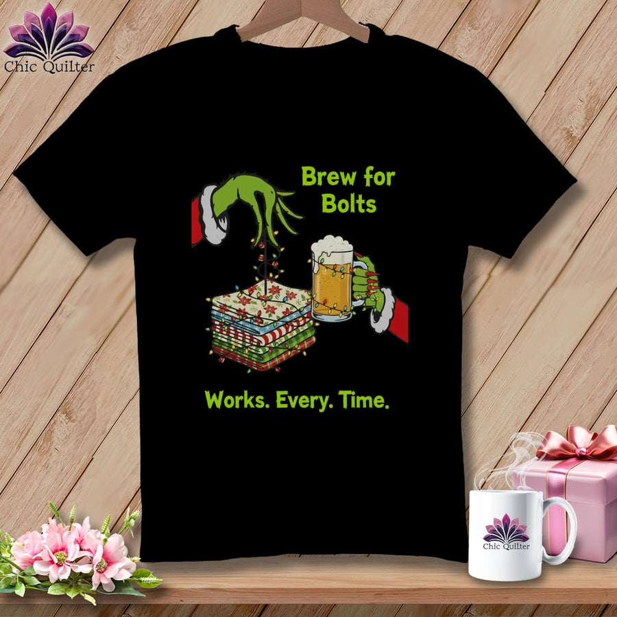 MyDesigns Physical Item S / Black Brew for Bolts ~ Works Every. Time. ~ Premium Tee