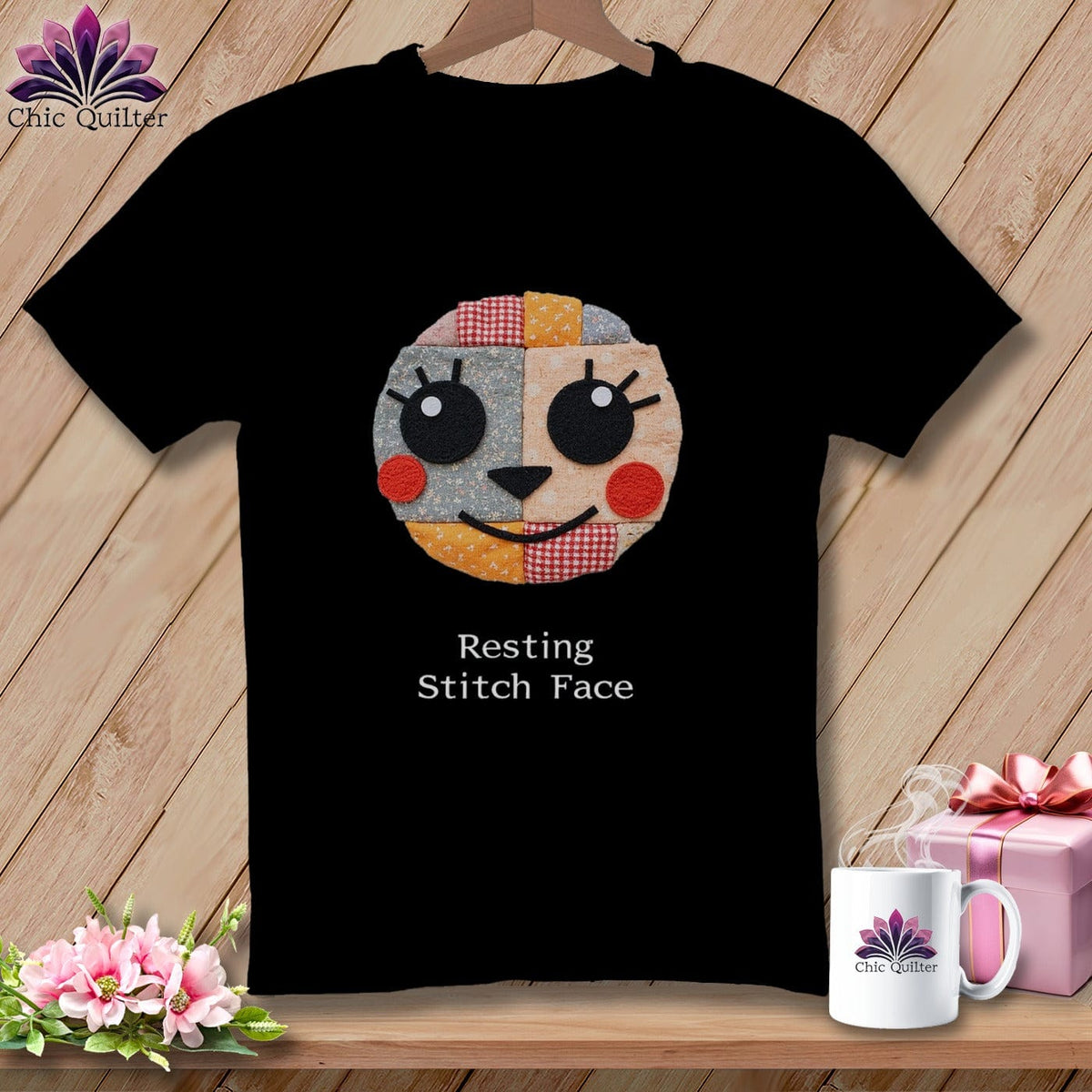 MyDesigns Physical Item S / Black Cheeky - Resting Stitch Face ~ Relaxed Fit Tee