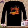 MyDesigns Physical Item S / Black Cozy Ember ~November Design ~ Windy Stitches Collection (October Start) ~ Premium Long Sleeve Tee