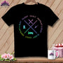 MyDesigns Physical Item S / Black Eat sleep quilt repeat ~ Relaxed Fit Tee