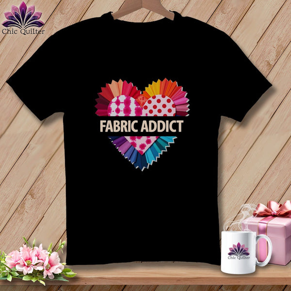 MyDesigns Physical Item S / Black Fabric Adict ~ Relaxed Fit Tee