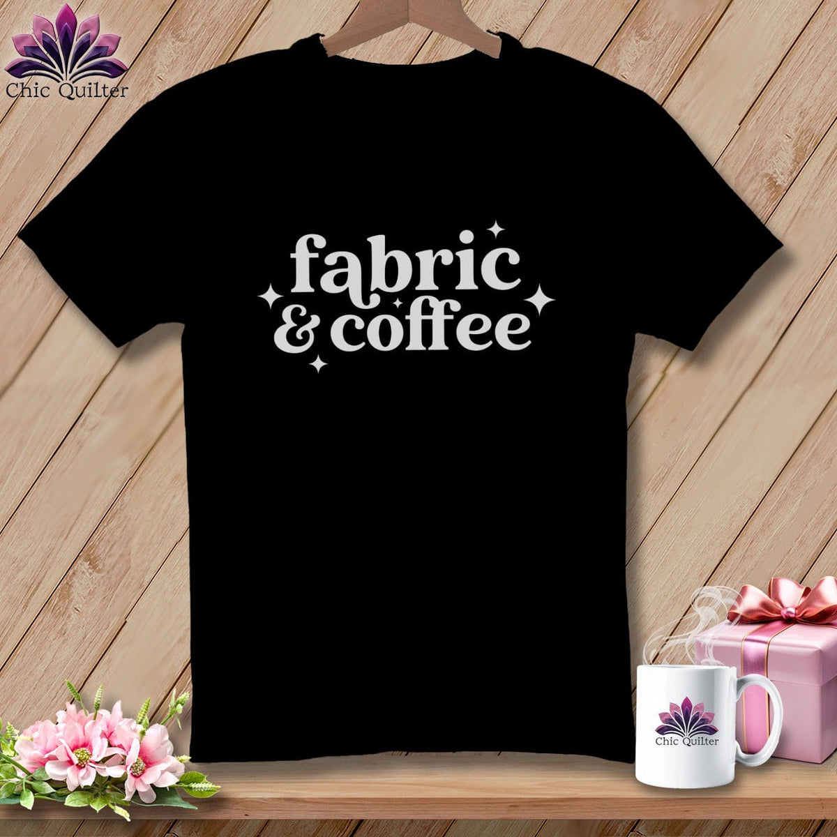 MyDesigns Physical Item S / Black Fabric & Coffee ~ Premium Tee