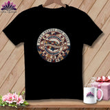 MyDesigns Physical Item S / Black Fifty States One Quilt ~ 250 Years Stitched Together Quilter ~ Relaxed Fit Tee
