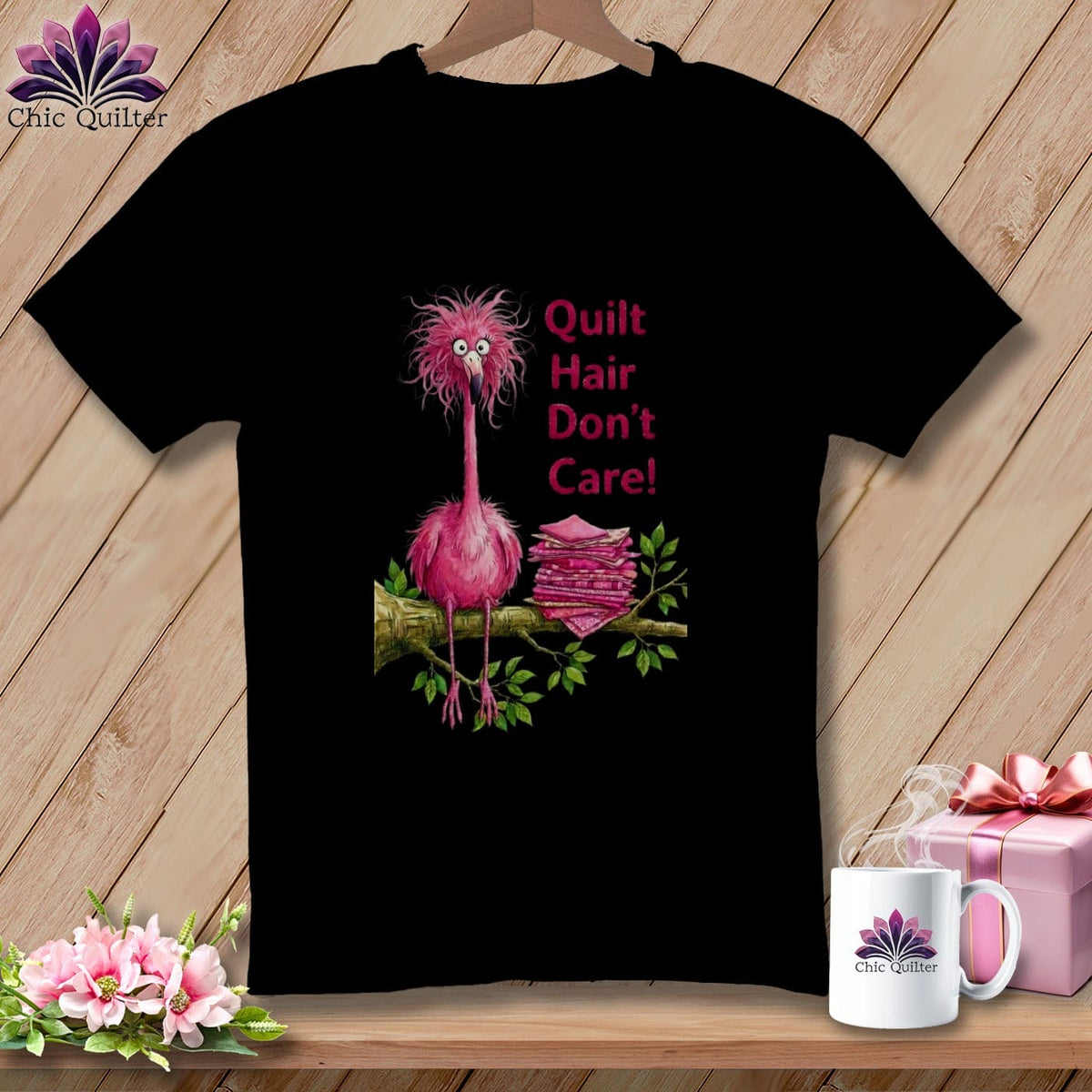 MyDesigns Physical Item S / Black Flamingle Fawcett ~ Premium Tee