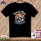 MyDesigns Physical Item S / Black Floating Retreat ~ Relaxed Fit Tee
