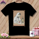 MyDesigns Physical Item S / Black Florence Needle-Gale - Resting Stitch Face ~ Premium Tee