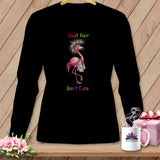 MyDesigns Physical Item S / Black Flossie Flaminglam ~ Long Sleeve Tee