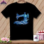 MyDesigns Physical Item S / Black Frostwind Swirl ~ January Design ~ Windy Stitches Collection (December Start) ~ Premium Tee