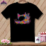 MyDesigns Physical Item S / Black Garden Gale ~ May Design ~ Windy Stitches Collection (April Start) ~ Premium Tee