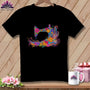 MyDesigns Physical Item S / Black Garden Gale ~ May Design ~ Windy Stitches Collection (April Start) ~ Premium Tee
