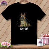 MyDesigns Physical Item S / Black German Shepherd Helper ~ Relaxed Fit Tee