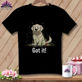 MyDesigns Physical Item S / Black Golden Retriever Helper ~ Relaxed Fit Tee