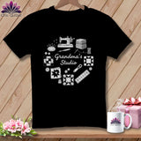 MyDesigns Physical Item S / Black Grandma’s Studio ~ Relaxed Fit Tee