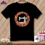 MyDesigns Physical Item S / Black Harvest Quilter Whirl ~ Relaxed Fit Tee