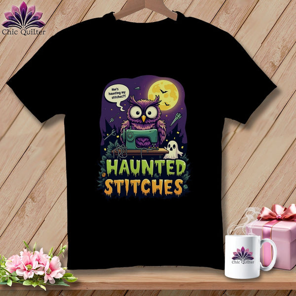 MyDesigns Physical Item S / Black Haunted Stitches ~ Relaxed Fit Tee