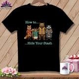 MyDesigns Physical Item S / Black How to… Hide Your Stash ~ Premium Tee