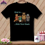 MyDesigns Physical Item S / Black How to… Hide Your Stash ~ Relaxed Fit Tee