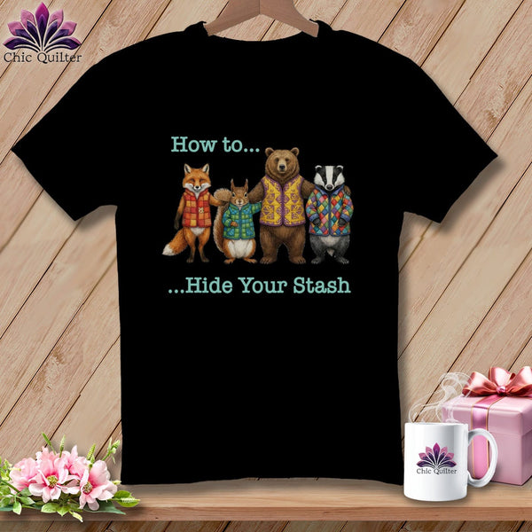 MyDesigns Physical Item S / Black How to… Hide Your Stash ~ Relaxed Fit Tee