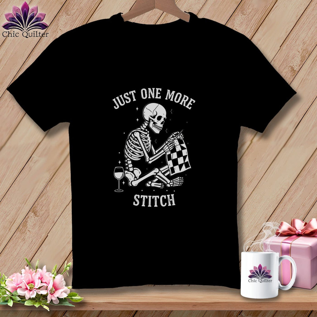 MyDesigns Physical Item S / Black Just One More Stitch ~ Premium Tee