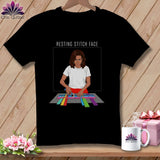 MyDesigns Physical Item S / Black Mich Sew - Resting Stitch Face ~ Premium Tee